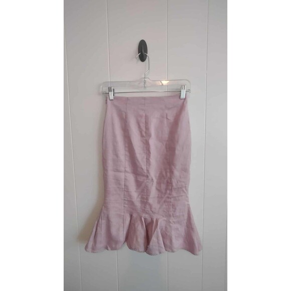 Express Dresses & Skirts - Express | Lilac Godet Mermaid Lined Side Zip Skirt Size 00